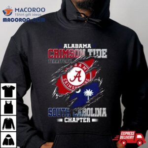 Blood Inside Me Alabama Crimson Tide Territory South Carolina Chapter Tshirt