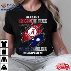 Blood Inside Me Alabama Crimson Tide Territory South Carolina Chapter Tshirt