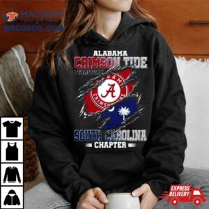 Blood Inside Me Alabama Crimson Tide Territory South Carolina Chapter Tshirt