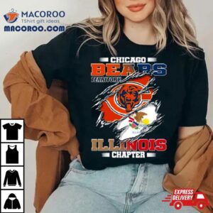 Blood Inside Me Chicago Bears Illinois Chapter Tshirt