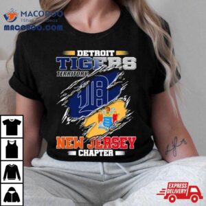 Blood Inside Me Detroit Tigers Territory New Jersey Chapter Shirt
