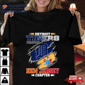 Blood Inside Me Detroit Tigers Territory New Jersey Chapter Shirt
