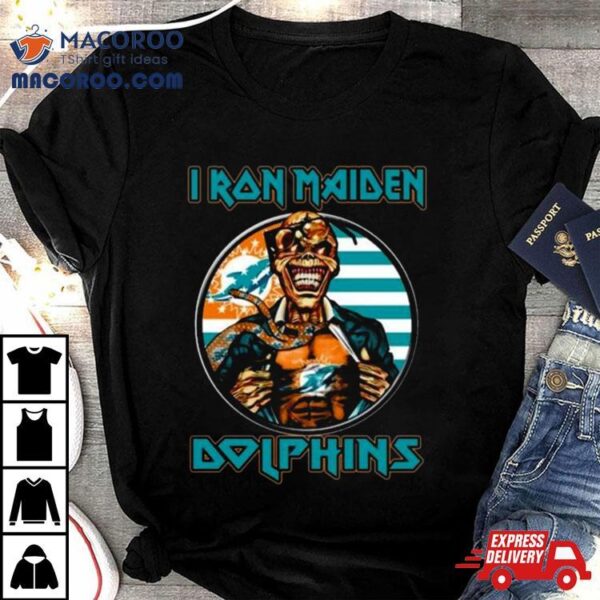 Blood Inside Me Iron Maiden Miami Dolphins Shirt