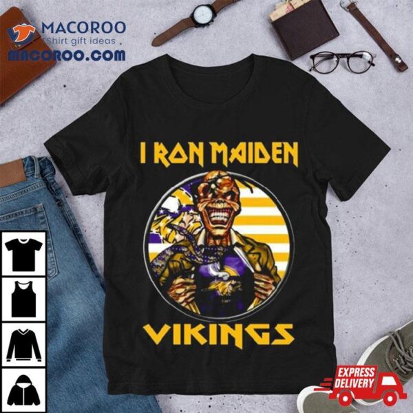 Blood Inside Me Iron Maiden Minnesota Vikings Shirt