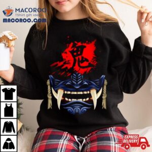 Blue Oni Mask Ghost Of Tsushima Tshirt