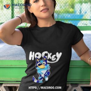 Bluey Dog Hockey Tshirt 1