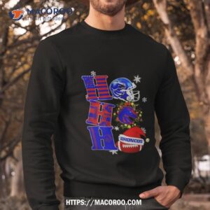 Boise State Broncos Ncaa Ho Ho Ho Christmas Sweatshirt