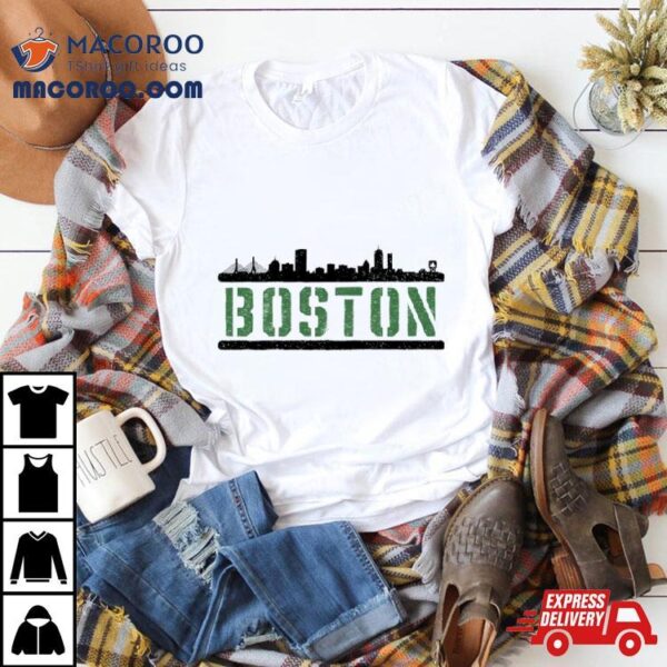 Boston Skyline Building City Shirt