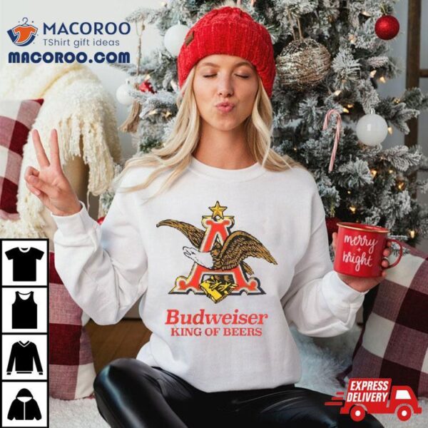 Budweiser Vintage A And Eagle Pocket Shirt