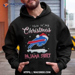 Buffalo Bills Logo Santa Hat This Is My Christmas Pajama Shirt