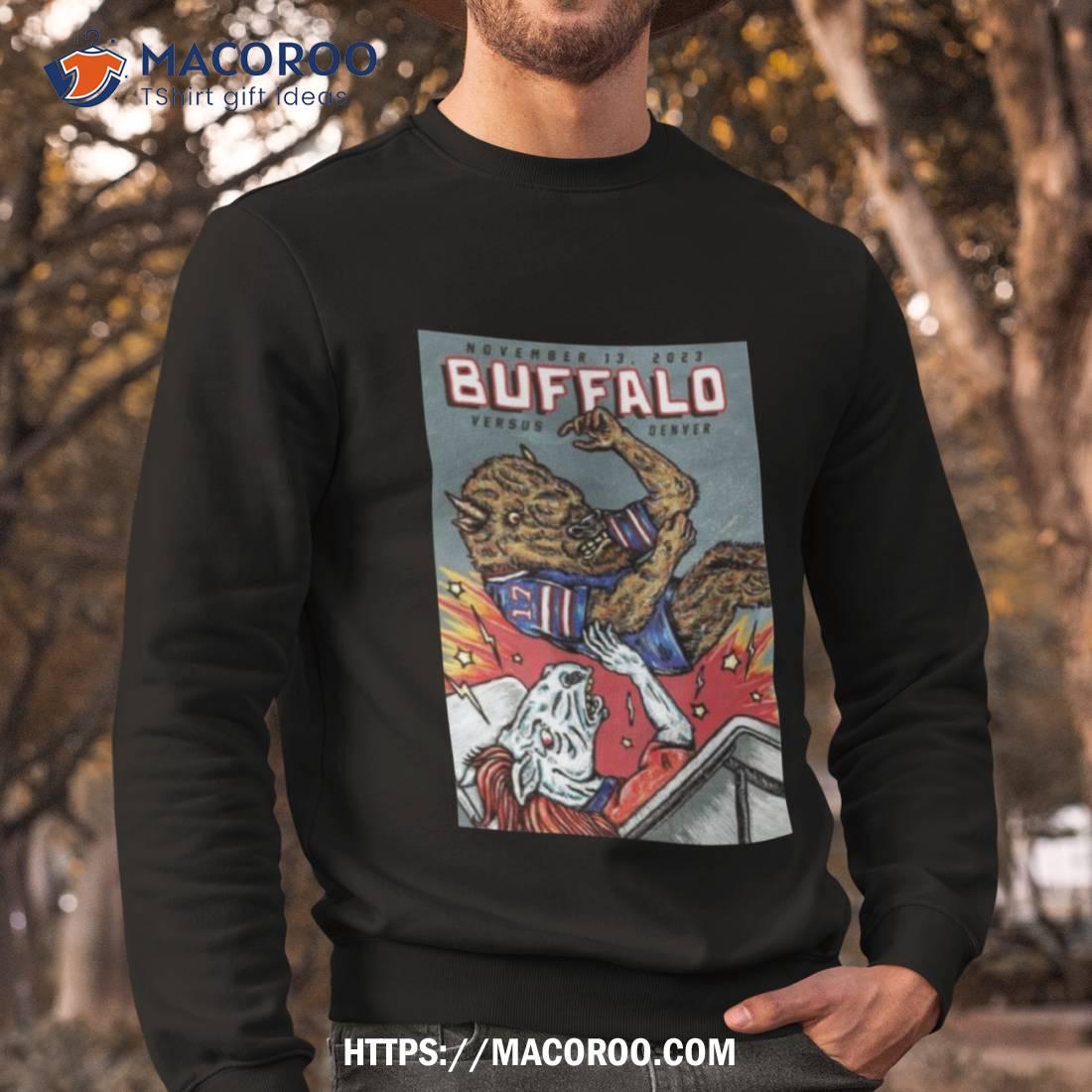 Buffalo Bills Vs Denver Broncos Nov 13, 2023 Highmark Stadium Orchard Park Ny T Shirt Buffalo Bills Vs Denver Broncos Nov 13, 2023 Highmark Stadium Orchard Park Ny T Shirt