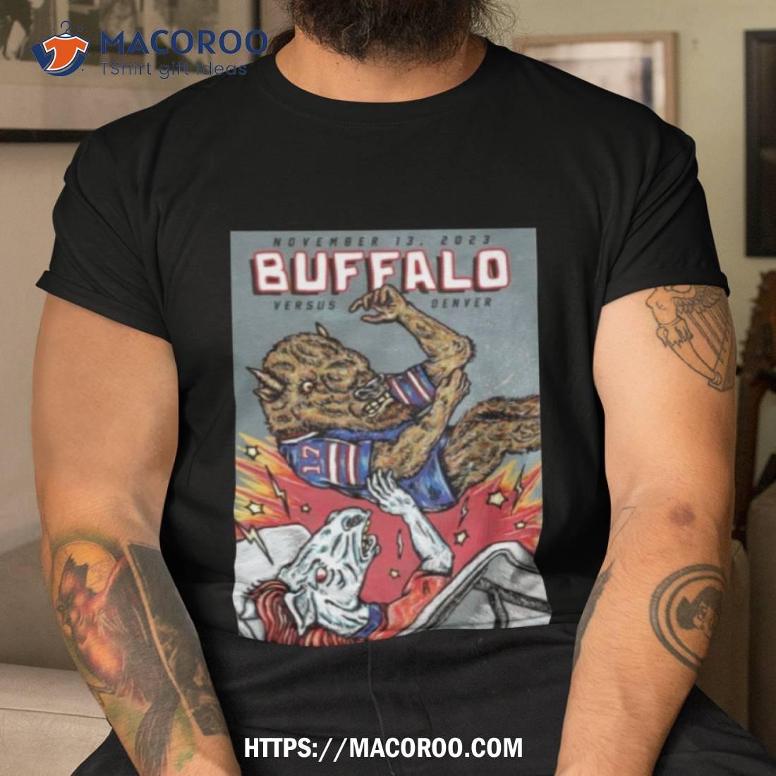 Buffalo Bills Vs Denver Broncos Nov 13, 2023 Highmark Stadium Orchard Park Ny T Shirt Buffalo Bills Vs Denver Broncos Nov 13, 2023 Highmark Stadium Orchard Park Ny T Shirt
