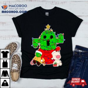 Cactuar Christmas Lights Tshirt