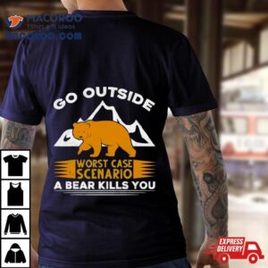 Camping Bear Nature Quote Camper Hiker Tshirt