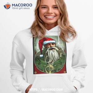 cannabis christmas vibes 23 hoodie 1