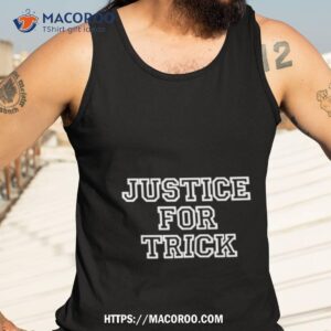 Carmelo Hayes Is Wearing A Justice For Trick Shirt 3 carmelo hayes is wearing a justice for trick shirt tank top 3