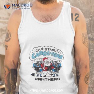 Carolina Panthers Santa Christmas Carol Inas Tank Top