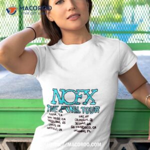 Cartoon Portrait Nofx The Final Tour 2023 Tshirt 1