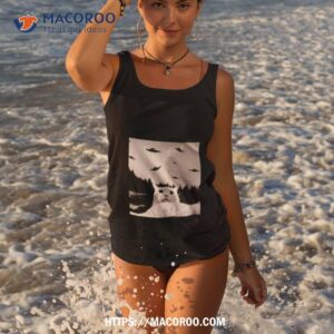 Cat Taking A Selfie Ufos Funny Tank Top