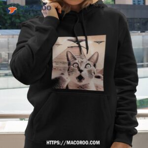 Cat Ufo Egypt Pyramids Hoodie 2