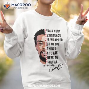 chadwick boseman find your purpose quote sweatshirt 2
