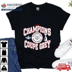 Champions Alouettes Montreal Coupe Grey Tshirt