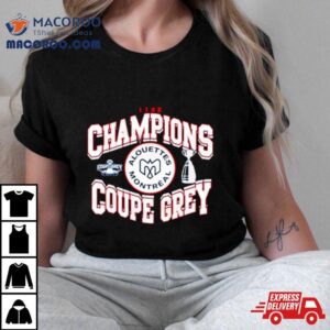 Champions Alouettes Montreal Coupe Grey Tshirt