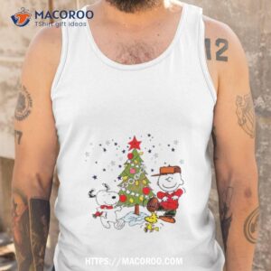 Charlie Brown And Snoopy Christmas Tree Shirt 3 charlie brown and snoopy christmas tree shirt tank top