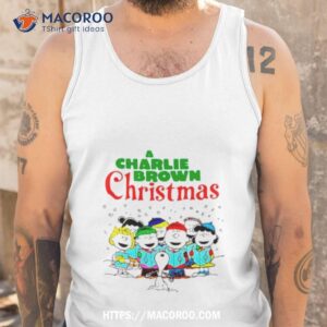 charlie brown christmas snoopy shirt tank top
