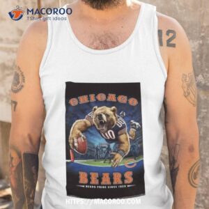 Chicago Bears Bears Pride Since 1920 Nfl Theme Art Poster Tank Top
