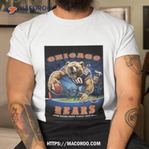 Chicago Bears Bears Pride Since 1920 Nfl Theme Art Poster Shirt