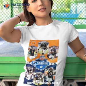 Chicago Bears Nfc Champions 2006 Commemorative Poster Tshirt 1