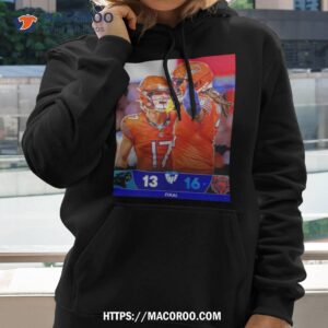 Chicago Bears Wins 16 13 Carolina Panthers Nfl 2023 Game Final Score Shirt