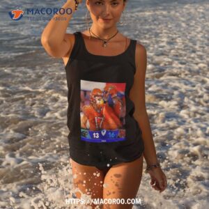 Chicago Bears Wins 16 13 Carolina Panthers Nfl 2023 Game Final Score Tank Top