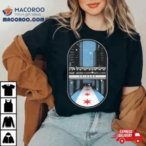 Chicago Holiday L Train T Tshirt