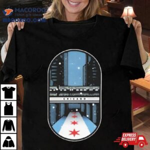 Chicago Holiday L Train T Tshirt