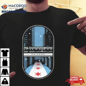 Chicago Holiday L Train T Tshirt
