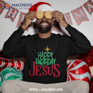 christian christmas happy birthday jesus kids gift sweatshirt sweatshirt 3