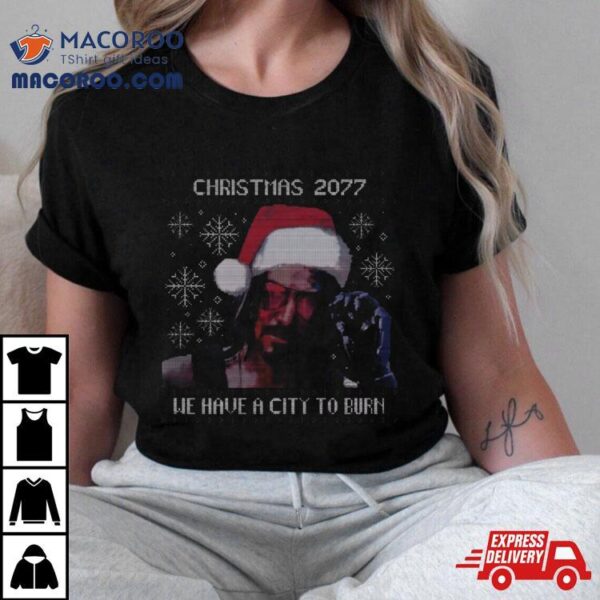 Christmas 2077 Keanu Reeves Shirt