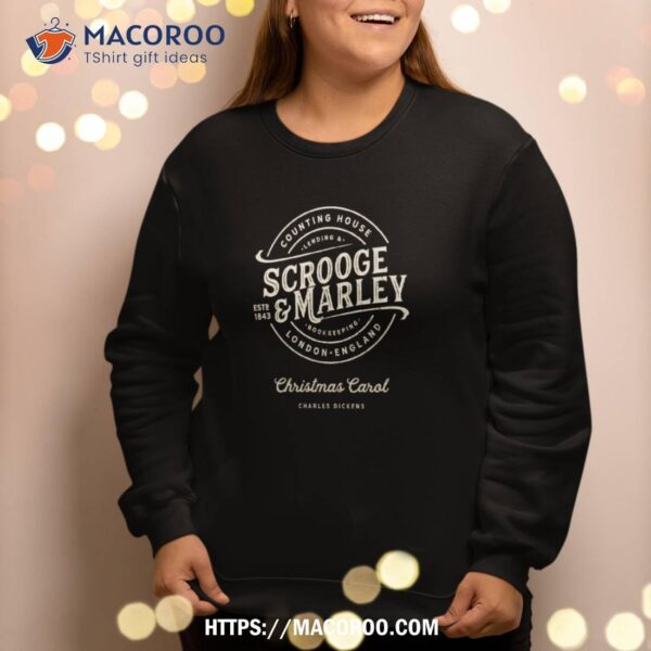 Christmas Carol, Scrooge & Marley, Holiday Design, Tradition Sweatshirt