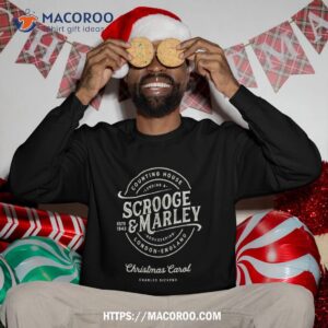 christmas carol scrooge amp marley holiday design tradition sweatshirt sweatshirt 3