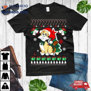 Christmas Cat Ugly Christmas Model Tshirt