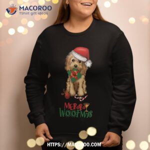 Christmas Cockapoo Cavapoo Doodle Santa Merry Woofmas Sweat Sweatshirt 2