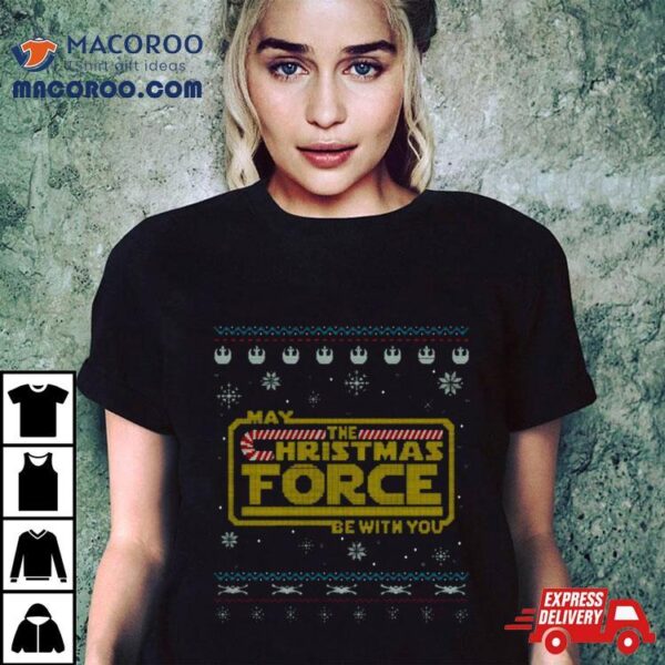 Christmas Force Geeky Christmas Star Wars Shirt