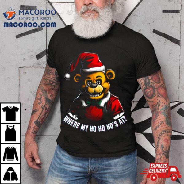 Christmas Freddy Fazbear As Santa Shirt