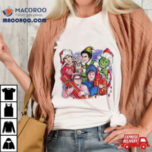 Christmas Friends Movie Character Tshirt