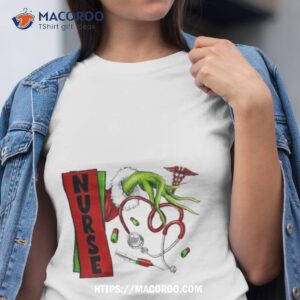 Christmas Grinch Hand Nurse Shirt