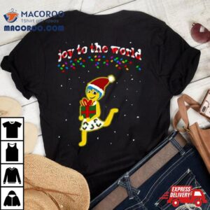 Christmas Joy To The World Inside Out Holiday Tshirt