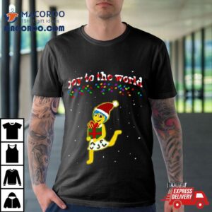 Christmas Joy To The World Inside Out Holiday Tshirt