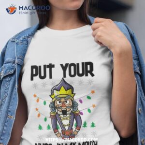 christmas lewd nutcracker pun naugthy pervert dirty tshirt